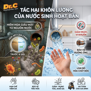 Tác Hại Khôn Lường Của Nước Sinh Hoạt Bẩn Và Giải Pháp Làm Sạch Đường Ống Thông Minh